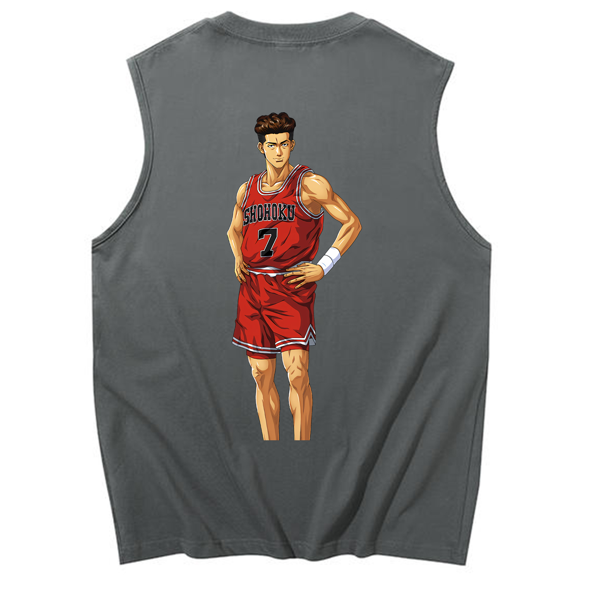 （画像用） SLAM DUNK／スラムダンク コットン100％タンクトップ（背面プリント）